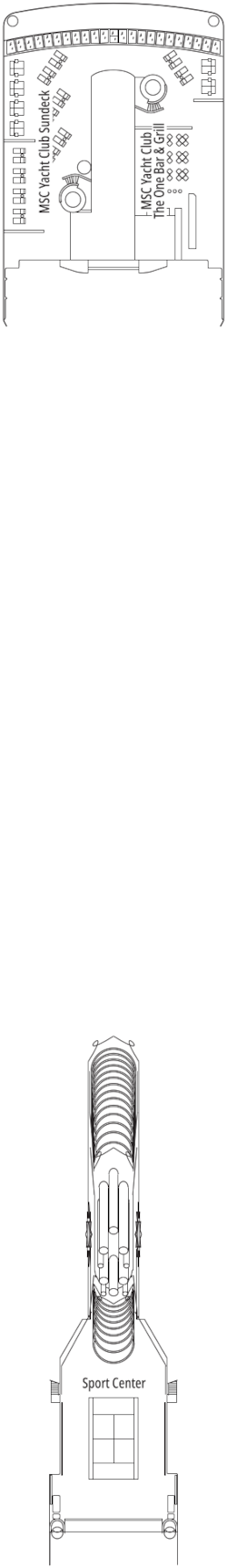 Choose your cabin on Sport Deck             